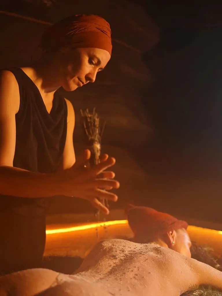 SPA в бане. Соль